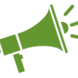 A graphic of a megaphone